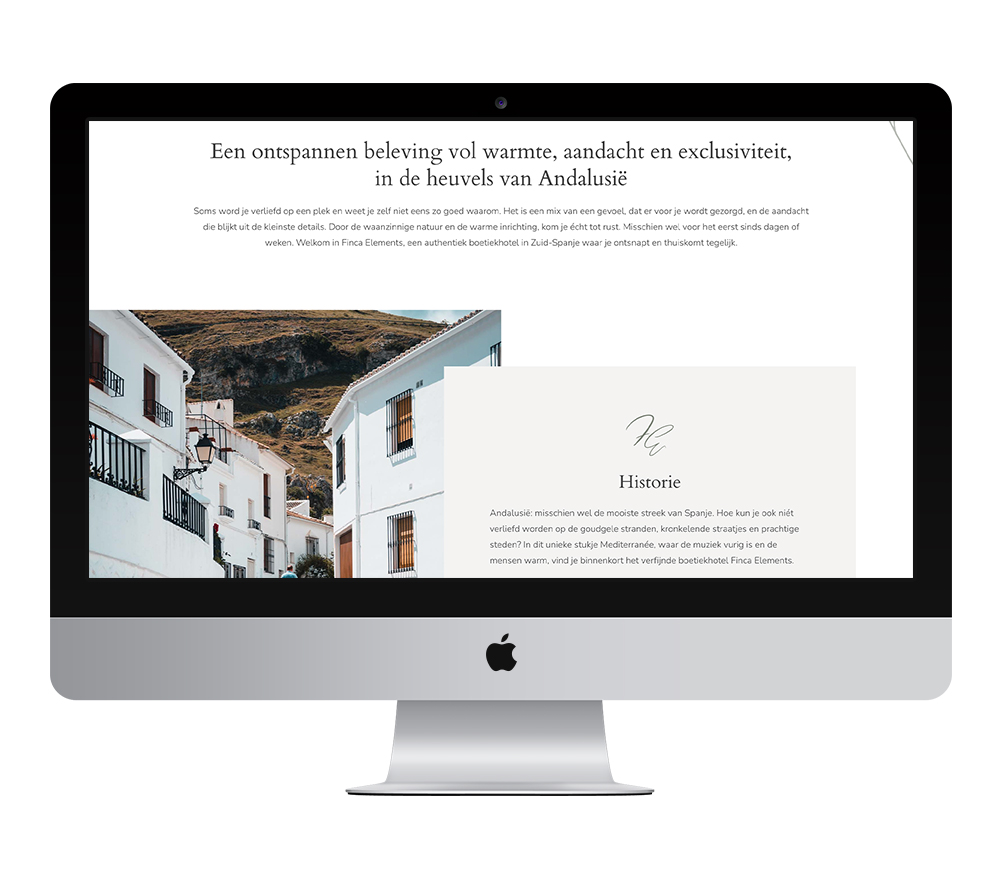 Webdesign: Finca Elements | Eunoia Studio