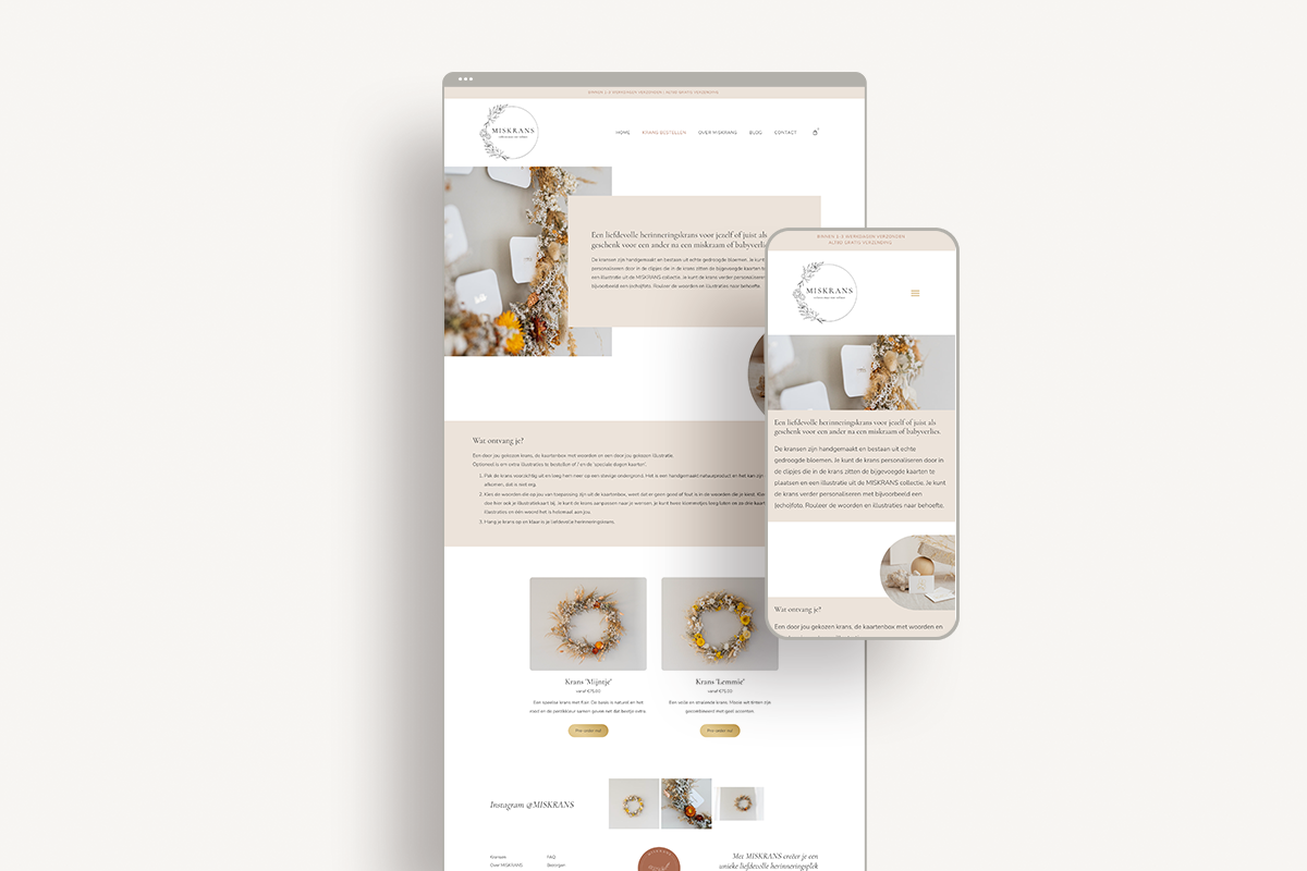 Webdesign: MISKRANS | Eunoia Studio