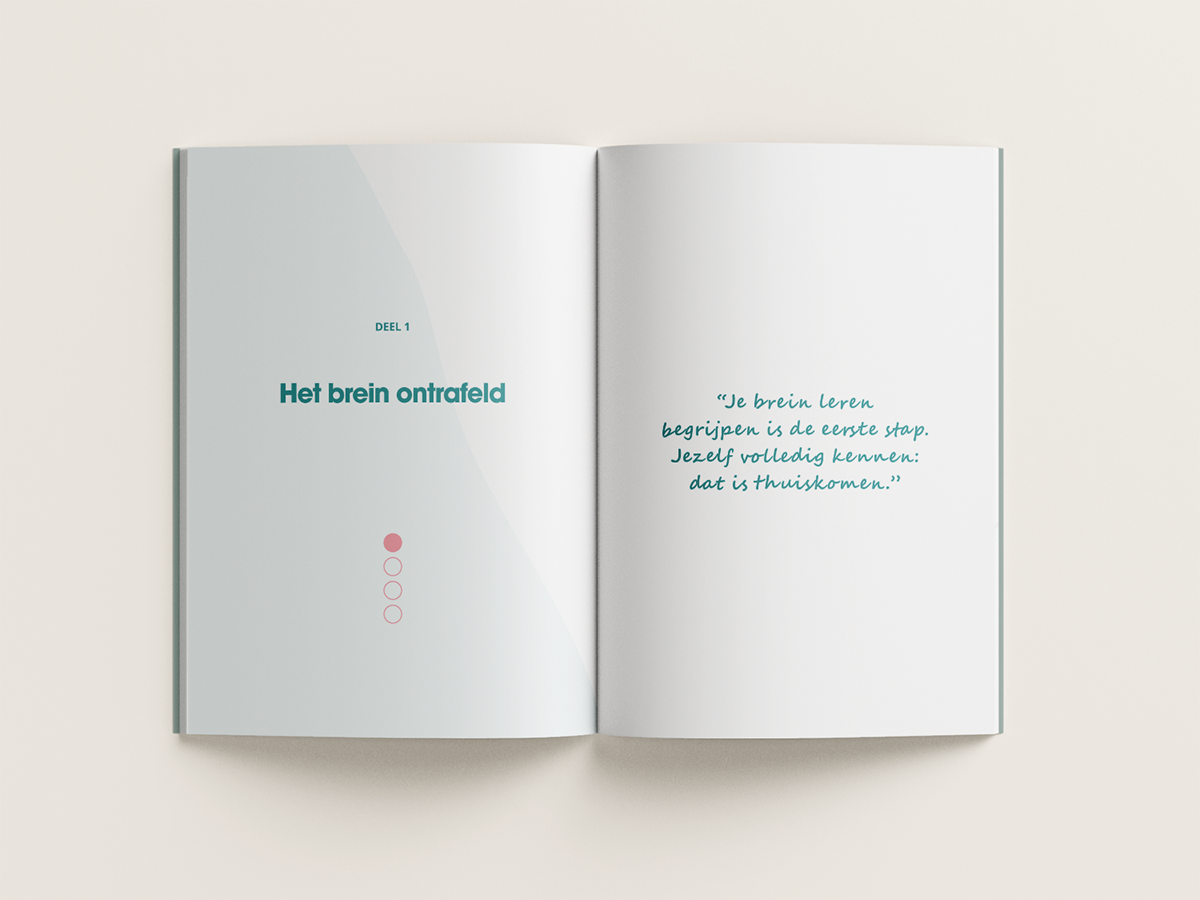 Boekontwerp binnenwerk van Het HSP brein - De HSP Academie - Anne van Omme